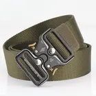 Good Quality Nylon Police Belt Buckle 1.5inch Tactical Military Metal Alloy Cobra Buckle Belt Custom