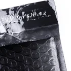 Self Adhesive Custom Matte Black Poly Bubble Mailing Bags