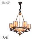 Hotel Modern Contemporary Baccarat Candle Glass Lighting Chandelier