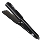 M524A Black wide plate cheap price nano titanium hair flat iron Hair straightener