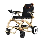 Lithium Battery Powered Lightweight Portable Electric Wheelchair