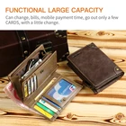 Wallet Large Capacity Genuine Leather Card Holder Wallet Men