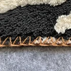 Customized fuzzy washable floor mat rug