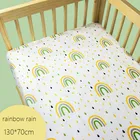 Muslin tree 100% cotton baby crib sheet for baby bedding sets