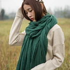 Fancy Wholesale Hot Linen Jersey Fabric Islamic Long Muslim Hijab Scarf