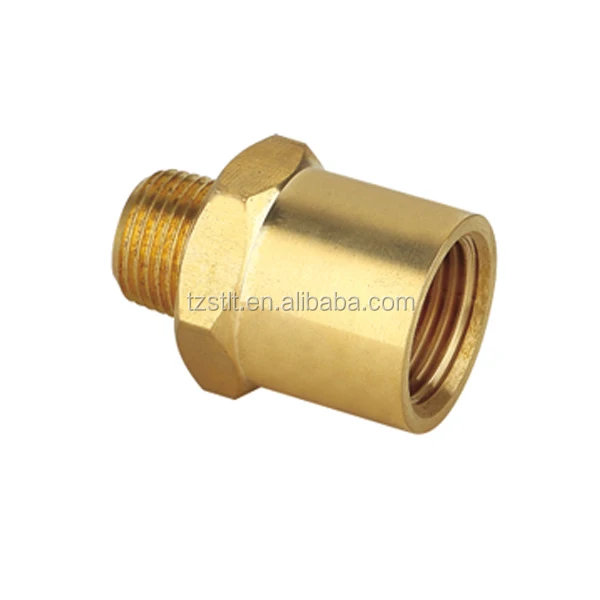 Thread Hex Straight Pneumatic Connector 1/4inch brass fitting