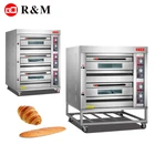 2 deck 4 trays gas Commercial french bread oven,gas french baguette bread oven