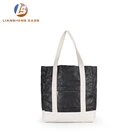 Large capacity Kraft paper material women's tote beach bag