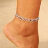 2019 New fashion Chains Diamond Anklets For Women Shiny Crystal Anklets Foot Jewelry