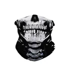 Multifunction seamless spandex bandana skull face mask tubeular scarf
