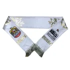 client design custom fleece material golden foil UAE scarf
