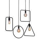 Simple Style Black Metal Home Decor Pendant Lamp Pendant Light