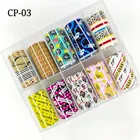 Nail Sticker Foil Nail Art New Style Brand Logo Designer Nail Art Foil Transfer Gel Sticker Roll