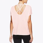 Apparel Apparel Custom Women Fitness Apparel Top Quality Clothing Short Sleeves Yoga T-shirt Tops