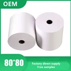 cash register 80mm thermal paper rolls 80x80 13/17mm core pos paper roll 3 1/8 x 230