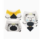 Wholesale Animal Print Bandanas With Teething silicone Durable Bib For Babies
