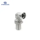 Stainless Steel Elbow 90 Degree Elbow Stainless Steel DIN Bulkhead Union 90 Degree Elbow