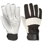 Gloves Cowhide Split Leather Double Palm Reinforced Safety Assembly Tools Work Rigger Gloves