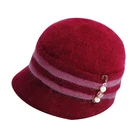 Winter Rabbit Fur Hats for Women Knitted Outdoor Casual Cap Female Beanie Bonnet Fashion Hat