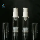 5ml clear plastic cosmetic airless pump bottle