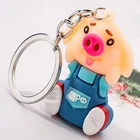 Custom 3D Logo Soft Rubber PVC Keychain for Promotional Gift