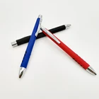 Aluminium Ball Pen Laser NEW 2020 Autumn New Design Rubberized Aluminium Metal Ball Pen Laser Logo Soft Feeling