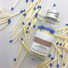 Custom Match Bottle with Striker 60 Blue Safety Matches