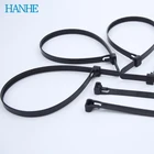 Flexible Fasteners 7.6*150mm 300mm Cable Tie Wire Zip Cable Ties Nylon Lock Cable Ties Reusable