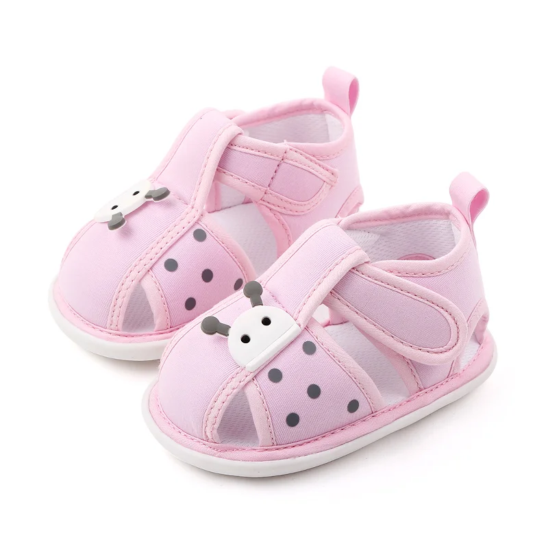Cute Cartoon Design Baby Shoes Boy Girl Rubber Sole Walking Shoes Newborn Shoes factory