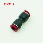 plastic pipe fitting pu straight union push in fitting