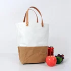 Tyvek Paper Bag Tote Bags Tyvek and Kraft Paper Tote Bag for Shopping