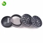 High quality 40mm 50mm 55mm 63mm manual smoking metal 4 part herb grinder