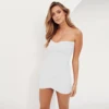 Customized wholesale strapless sleeveless women sexy night dress