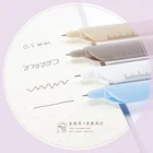 Pens Gel Ink Pen New Design Plastic Gel Pens High Quality Cheap Pens With Ruler 0.5mm Black Ink