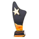 Wholesale customized art crystal trophy butterfly wings