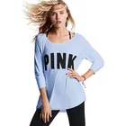 Loose low neck women casual t shirts custom printing cotton lady t shirts manufacturer China