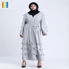 2019 Abaya fashion girl muslim women dress abaya muslim white dress