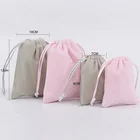 Pouch Jewelry Velvet Drawstring Bag New Custom Printed Velvet Drawstring Pouch Jewelry Pouch Gift Bag