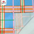 Top quality plaid desgin jersey print 8% spandex 92% polyester fabric for shirt