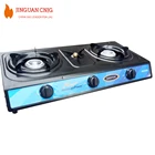 Africa market factory direct sale stainless steel 3 burner gas stove gas cooker