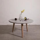 Light weight table flower decorations cement coffee table flower pots