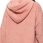 Hoodie Girl Hoodie Dropship Wholesale Women Pink Casual Long Hoodie Girl Athletic Long Fleece Hoodie With Pockets