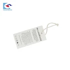 Wholesale recycled paper clothes printed, hang tag label, Custom design clothing logo hang tag for garment