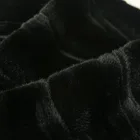 Softy Smooth Factory Price Printing Wholesale Rabbit Black Faux Fur Fabric For Garment