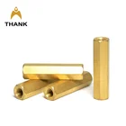 Certified supplier M2- M6 hex copper coupling nut acme threads