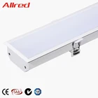 20W 50W Modern recessed style design office lighting bright led linear light