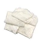 Hot sale industrial white used microfiber cloth scrap wiping rags