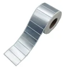 Custom stickers matt silver barcode paper long-term preservation waterproof product label