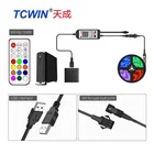 Rgb Rgb Led Strip New APP Bluetooth Infrared 21 Keys Remote Control 5050 RGB IC 1812 Pixel Led Strip Set With USB
