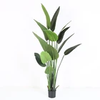 180cm home decor greenery potted travellers palm fake tree artificial banana bonsai plants